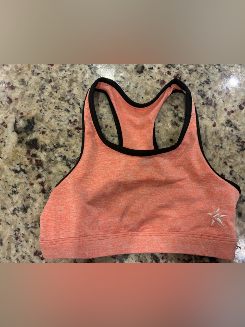 Athletic Star Girls' Orange Racerback Tank Top